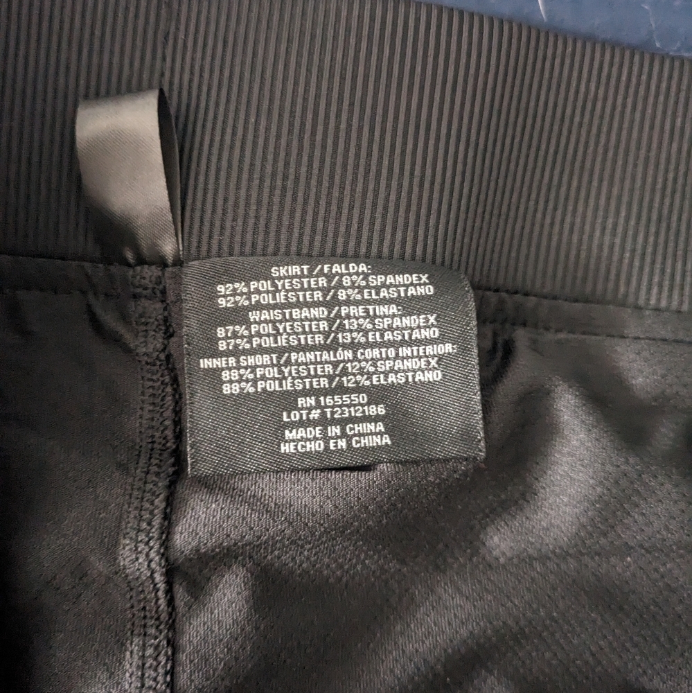 32 Degree Cool Women 2XL Polyester Black NWT Skirt - Picture 4 of 7